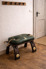 Sgabello vintage in legno