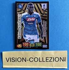⚽️ PANINI CALCIATORI ADRENALYN XL 2019-20 N. 466 KOULIBALY NAPOLI TOP PLAYER ⚽️