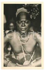 1930 ca C. ZAGOURSKI «L'Afrique qui disparaît» MANGBETU Grand chef - Postcard