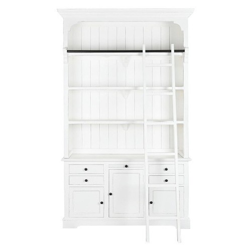 Libreria credenza legno bianco - credenza,