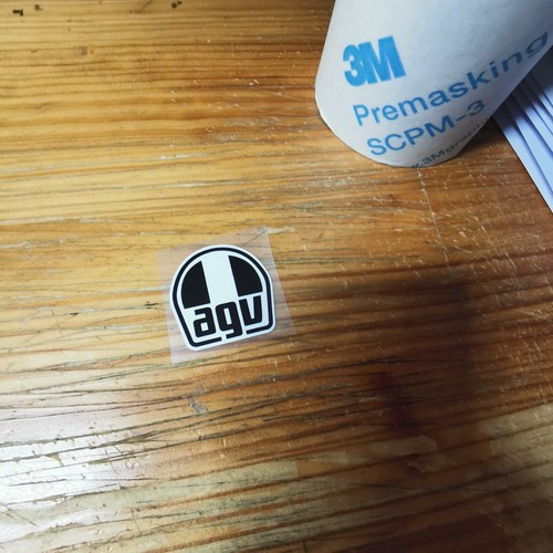 Agv logo black white helmet - logo,