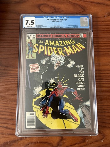 Amazing spider man 194 cgc - amazing,