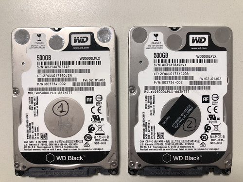 Lotto hard disk 500gb - n.,