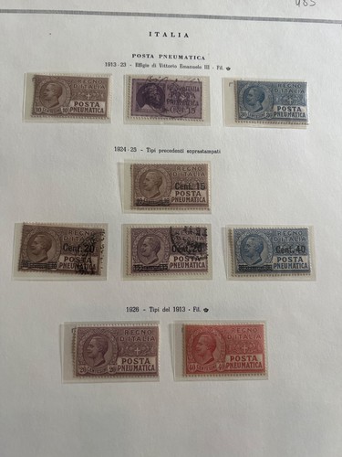 Regno lotto di - -, francobolli