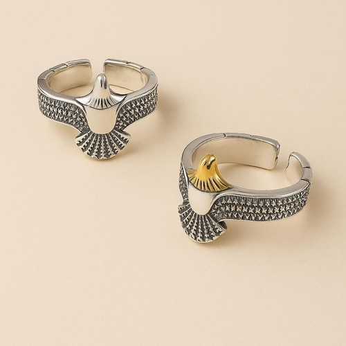 Anello ali angelo - , argento