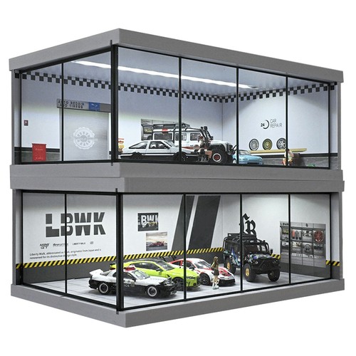 Diorama garage modello - diorama,