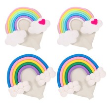  4 Pcs Piccoli Ganci Adesivi