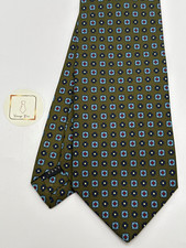 E.Marinella Silk Tie Green