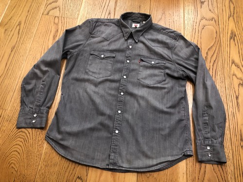 Levi camicia grigia uomo - camicia,