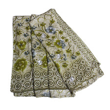 Sari indiani stampato usato