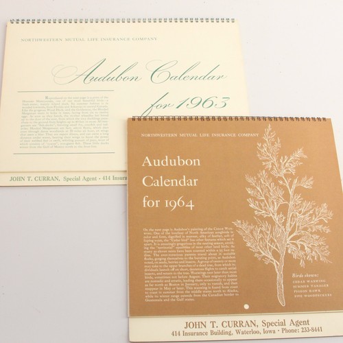 Calendario audubon 1963 1964 - audubon,