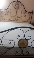 Antico letto ferro battuto - letto,