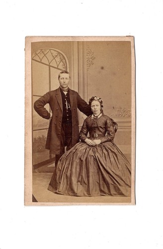 Foto cdv coppia - coppia, luogo