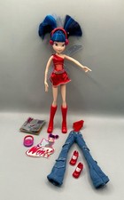 Rara bambola Mattel Winx Club Musa Magic Winx 2003 vestito extra scarpe accessori