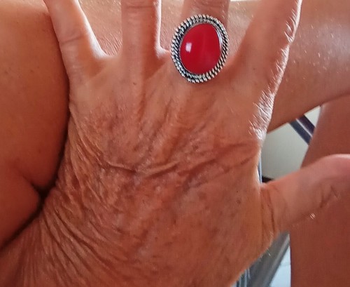 Anello donna argento corallo - anello, e