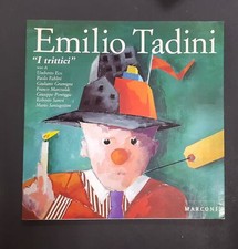 Emilio Tadini. I trittici. Studio Marconi. 1990. Dedica dell'Artista al frontes