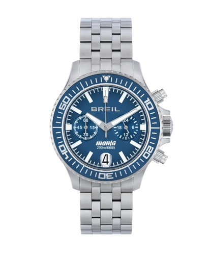 Orologio silver blu - orologio,