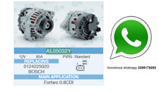 ALTERNATORE SMART CABRIO FORTWO CITY COUPE 450 800 CDI MRS AL05032Y 0124225020