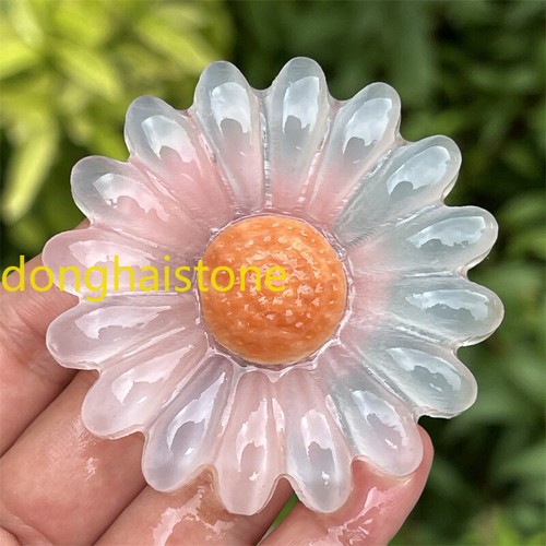 Teschio girasole selenite