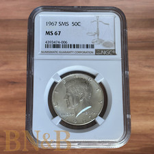 Mezzo dollaro Kennedy 1967 NGC