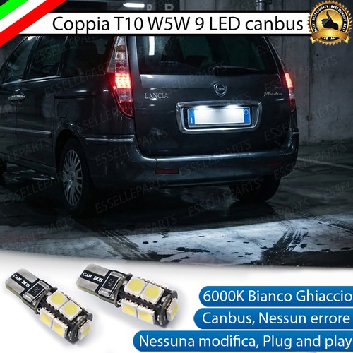 Coppia luci targa led lancia - luci,