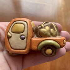 THUN Camion Furgone Arancione Cuori Oro RARO *Fuori Produzione* 7 cm
