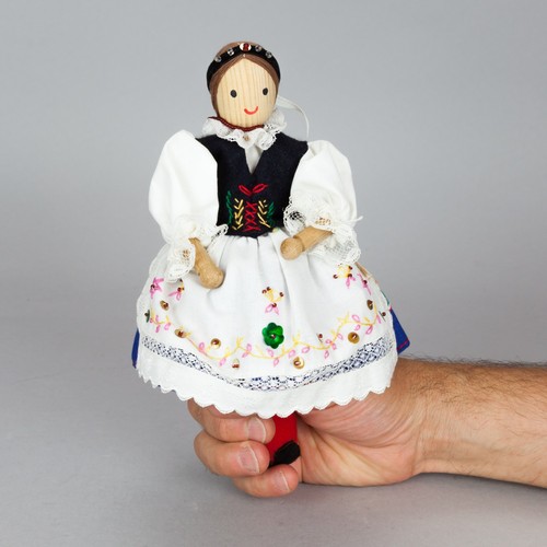 Czech folk costume wooden hand - czech,