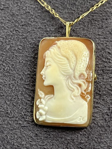 Ciondolo spilla oro giallo - in,