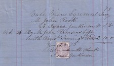 GB 1875, RICEVUTA oltre £ 2