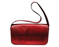 Cartier Must De Cartier baguette must de cartier bordeaux vernice pelle 