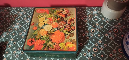 Scatola latta vintage - scatola,