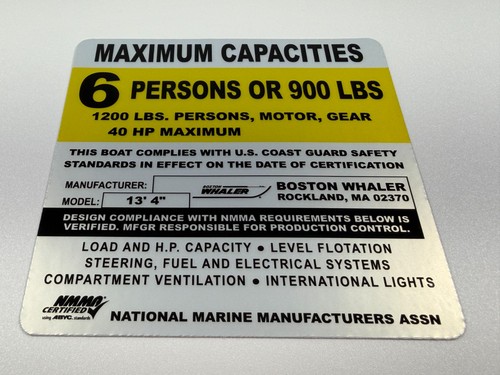 Boston whaler capacità - boston,