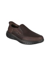 Skechers Slade Cooper Scarpe uomo in pelle slip- on - moro