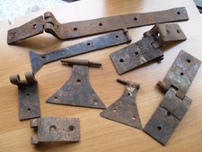 ANTICHE CERNIERE IN FERRO PER PORTE IN LEGNO O MOBILI VARI -