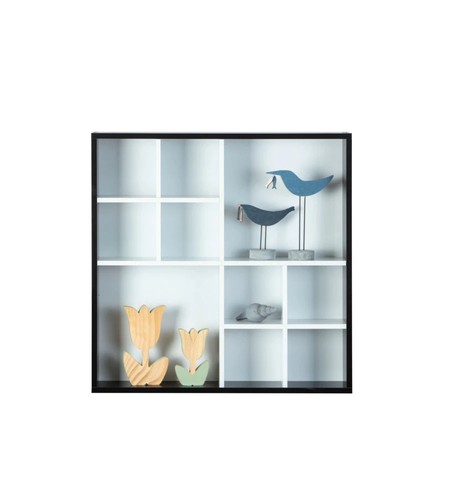 Vetrinetta bianca nera - vetrinetta, con