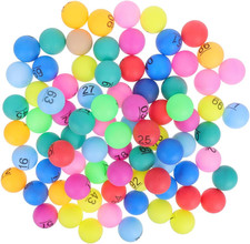 100 Palline Numerate Colorate