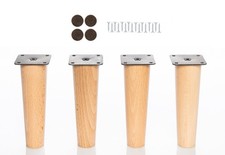 Gambe in legno di faggio con