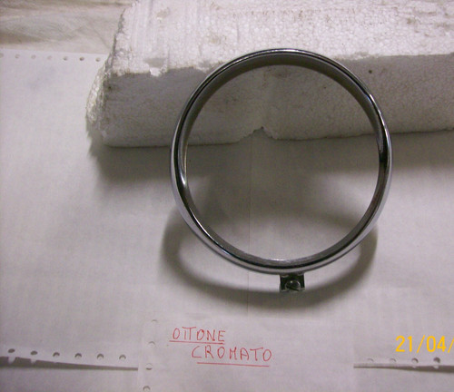 Ghiera ottone cromata con