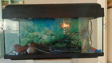 ACQUARIO in vetro 80 litri con pompa, filtri, scaldiglia, luce, timer - 80x30x45