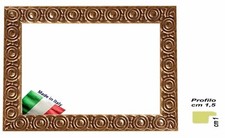 Cornice in legno in oro per