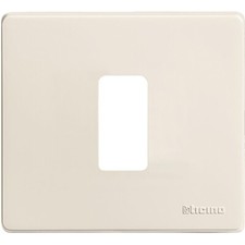 Bticino Placca Magic Placca 1 Modulo Resina Color Avorio x Scatola Tonda 503/1/R