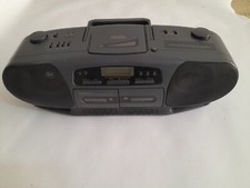 BOOMBOX GHETTO IRRADIO CDV-460 STEREO PORTABLE CASSETTE RADIOLONE STEREO CD SONY