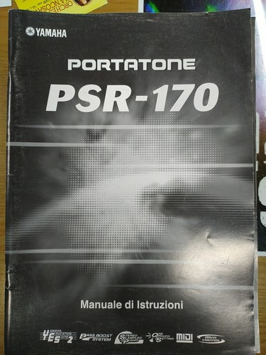 Manuale istruzioni yamaha - istruzioni,