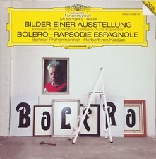 Mussorgsky, Ravel: Quadri Da Un' Esposizione, Bolero / Herbert von Karajan - LP