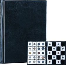 Album Portamonete 200 Tasche 2x2" Portamonete Portamonete Ecopelle Durevole UK