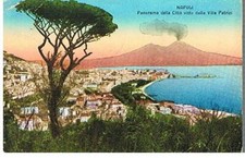 NAPOLI - PANORAMA VISTO DALLA