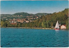 LAGO DI VIVERONE - BIELLA - SCORCIO PANORAMICO DEL LAGO - VIAGG. -96347-