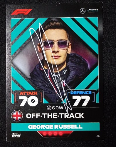 Card topps autografo - topps, george