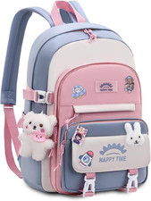 Zaino Bambina Zaini Eelementari Bambini, 20 Litri Zaino Scuola Ragazze Con Ciond