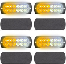 ​​4PCS 12Leds Luci Stroboscopiche Di Emergenza Barra Luminosa Stroboscopica Lamp